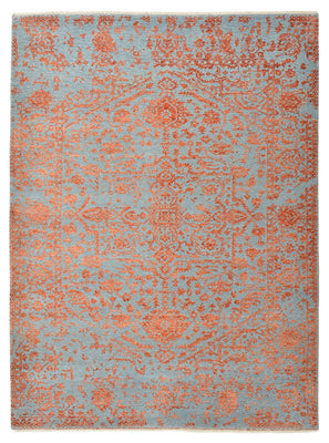 Designer Teppich - 208 x 156 cm - orange