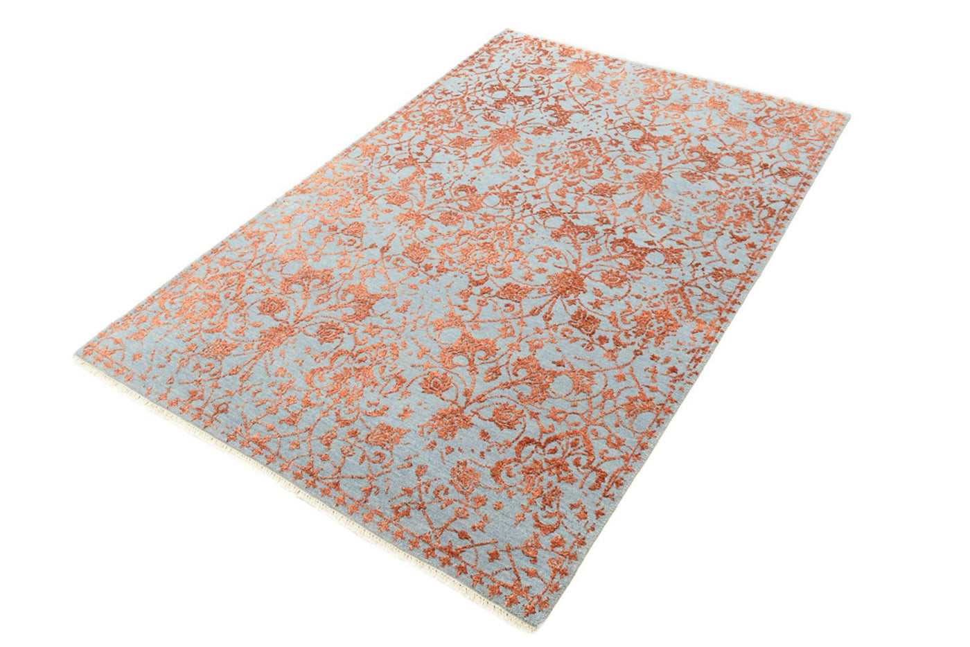 Designer Teppich - 186 x 125 cm - orange
