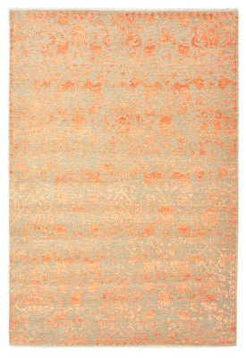 Designer Teppich - 186 x 128 cm - orange
