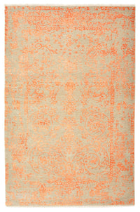 Tapis design - 187 x 123 cm - orange