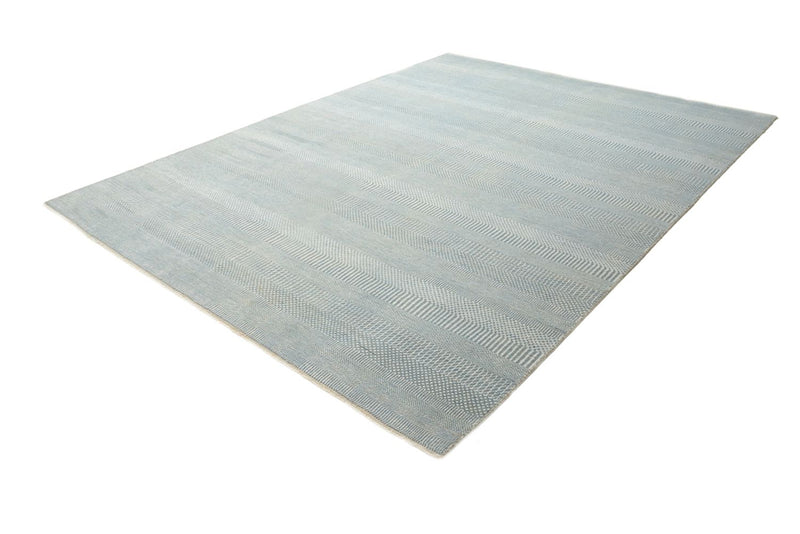 Designer Teppich - 313 x 243 cm - hellblau