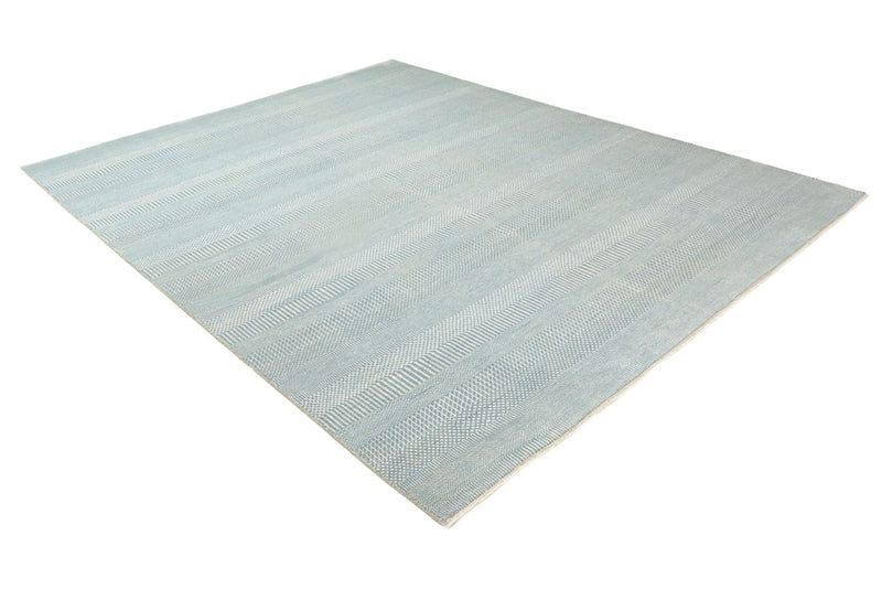 Designer Teppich - 313 x 243 cm - hellblau
