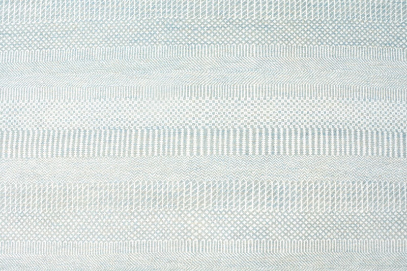 Designer Teppich - 313 x 243 cm - hellblau