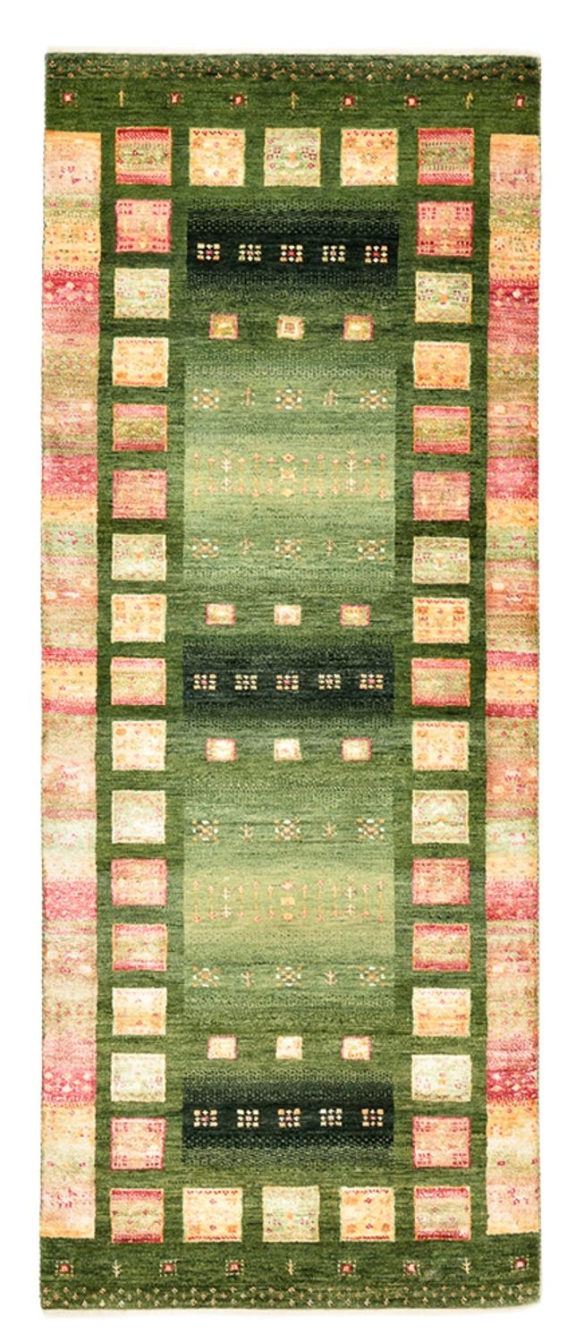 Läufer Gabbeh - Loribaft Indus - 192 x 76 cm - mehrfarbig