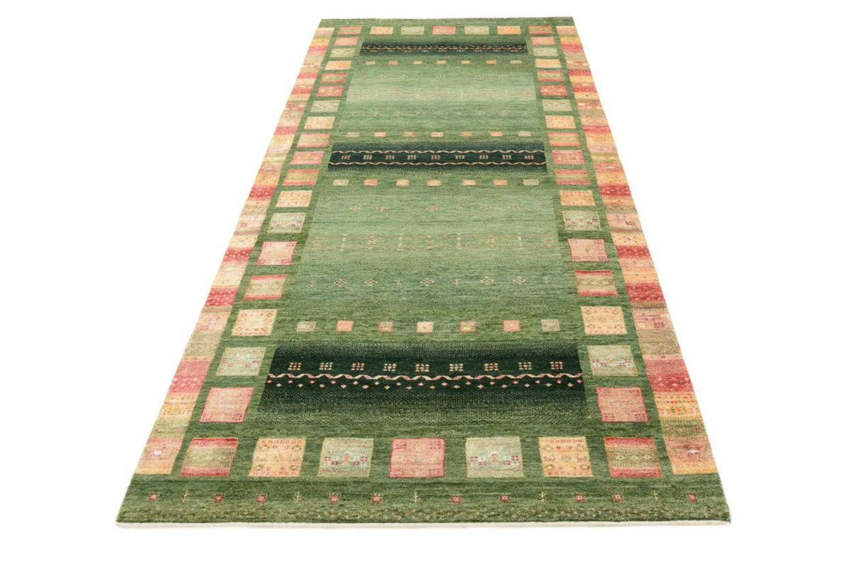 Läufer Gabbeh - Loribaft Indus - 301 x 129 cm - mehrfarbig