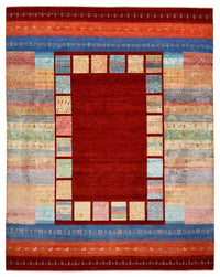 Tapis Gabbeh - Loribaft Indus - 305 x 243 cm - rouge