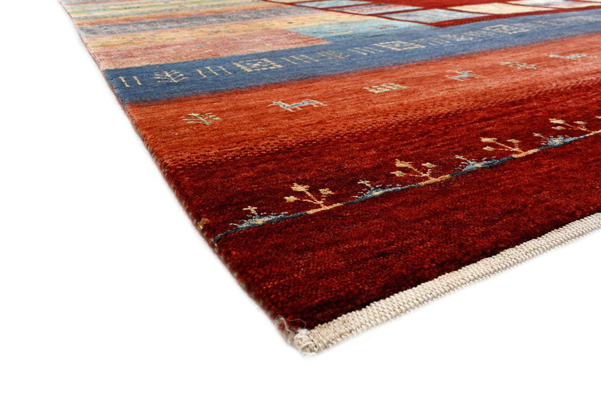 Gabbeh Teppich - Loribaft Indus - 336 x 254 cm - rot