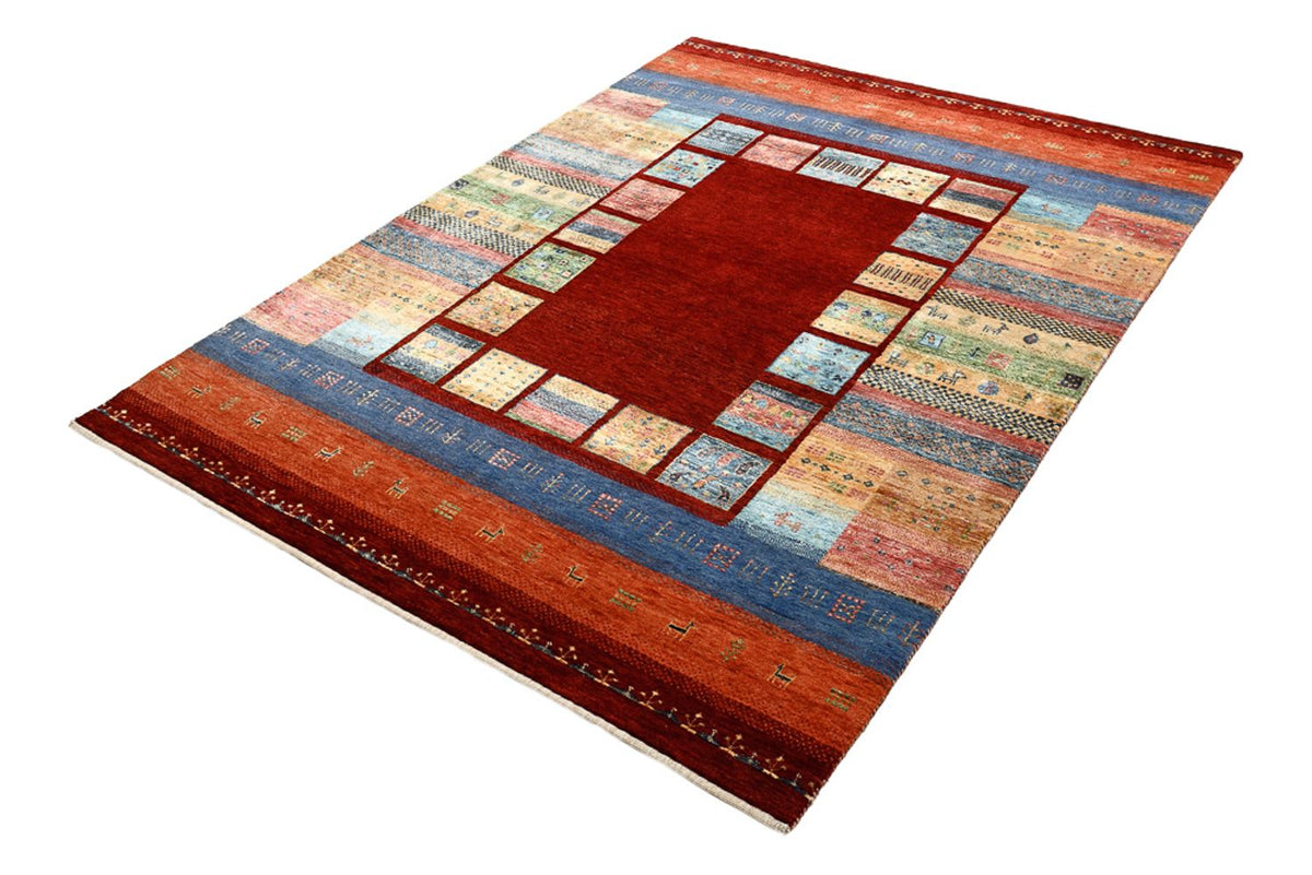 Gabbeh Teppich - Loribaft Indus - 155 x 201 cm - rot