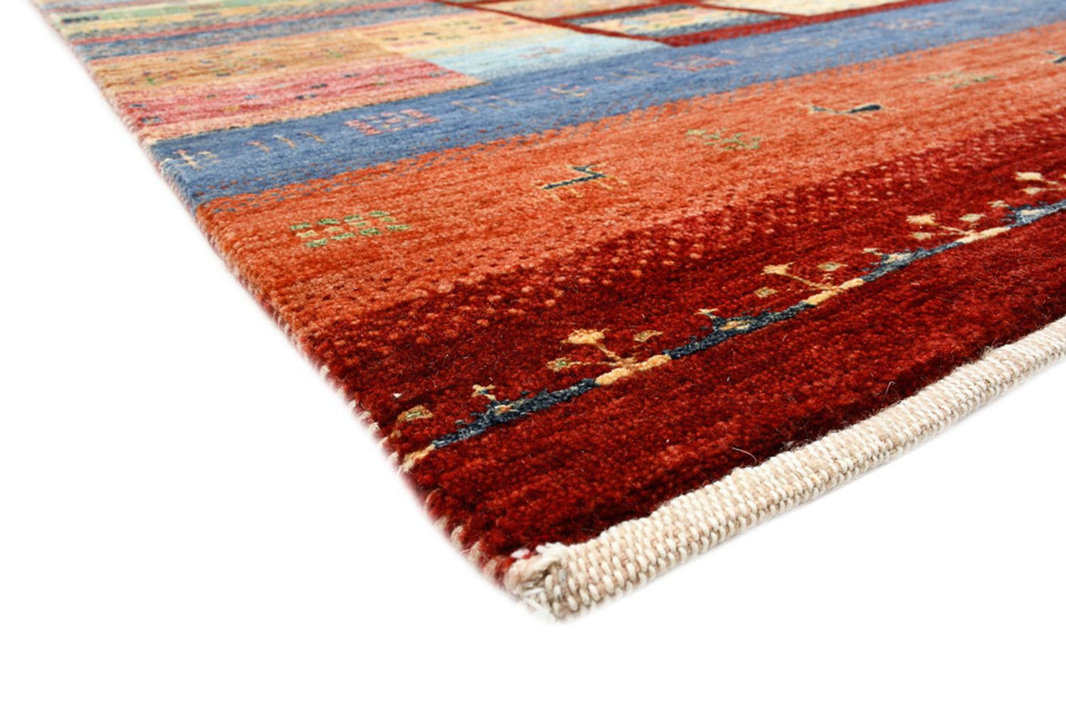 Gabbeh Teppich - Loribaft Indus - 201 x 155 cm - rot