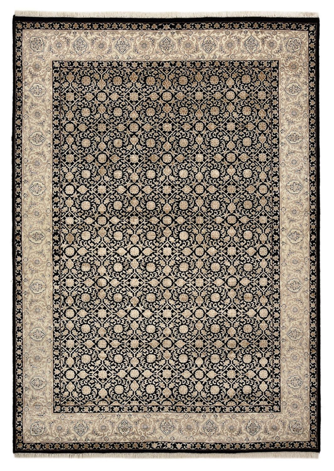 Orientteppich - Bidjar - Indus - 200 x 142 cm - dunkelbeige