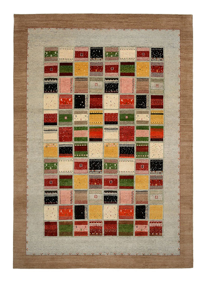 Gabbeh Teppich - Loribaft Indus - 340 x 243 cm - mehrfarbig