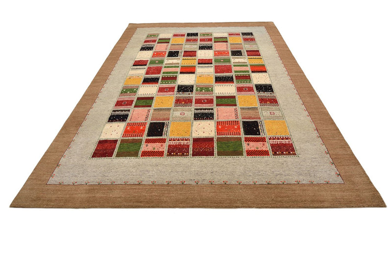 Gabbeh Teppich - Loribaft Indus - 340 x 243 cm - mehrfarbig