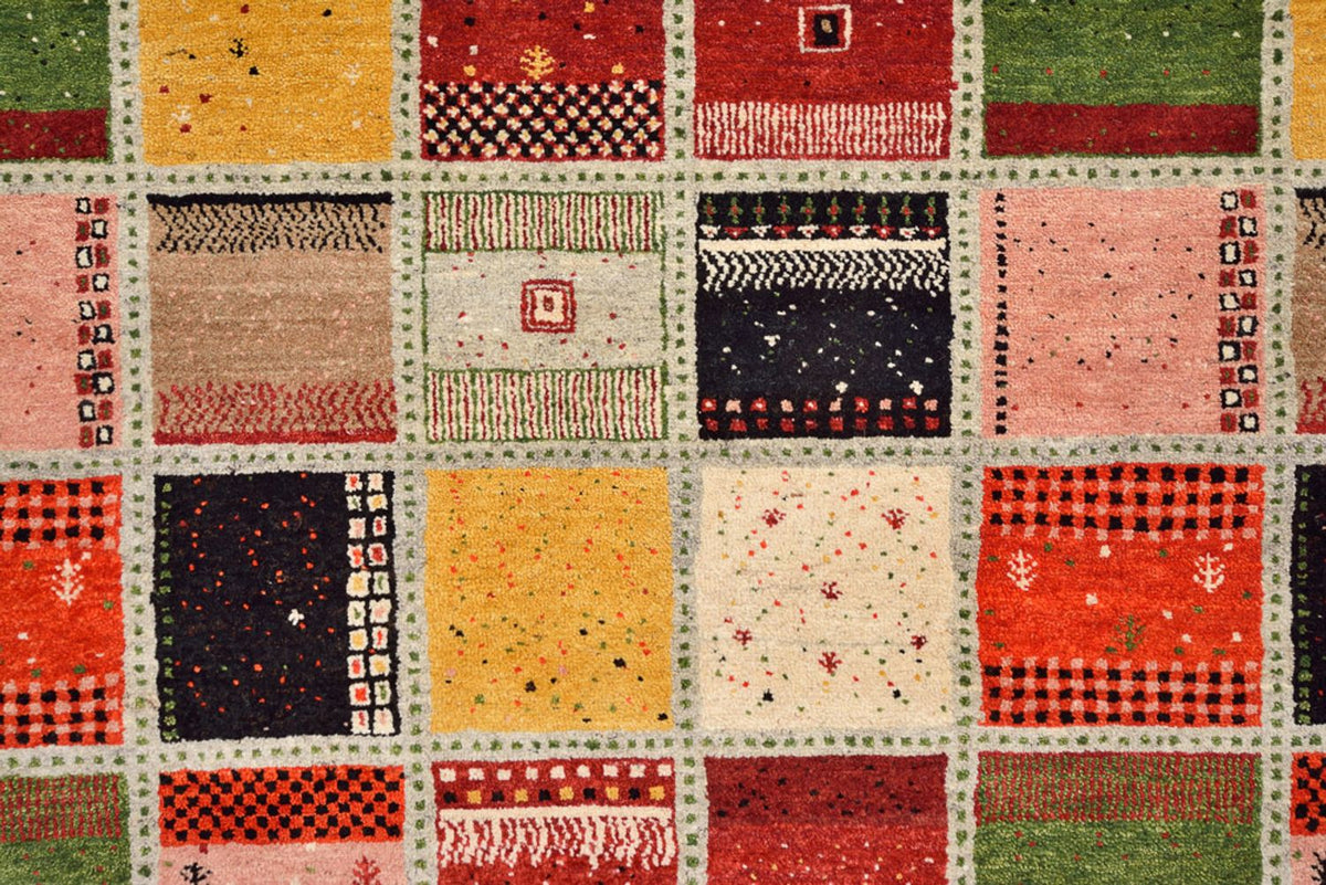 Gabbeh Teppich - Loribaft Indus - 340 x 243 cm - mehrfarbig