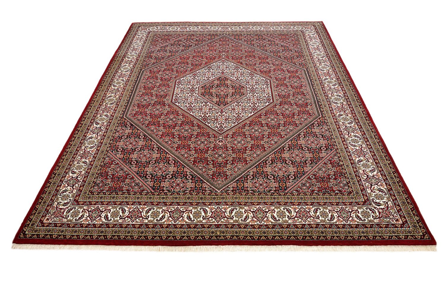 Perserteppich - Bidjar - Royal - 250 x 199 cm - bordeauxrot
