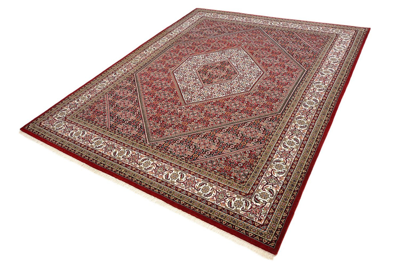 Perserteppich - Bidjar - Royal - 250 x 199 cm - bordeauxrot