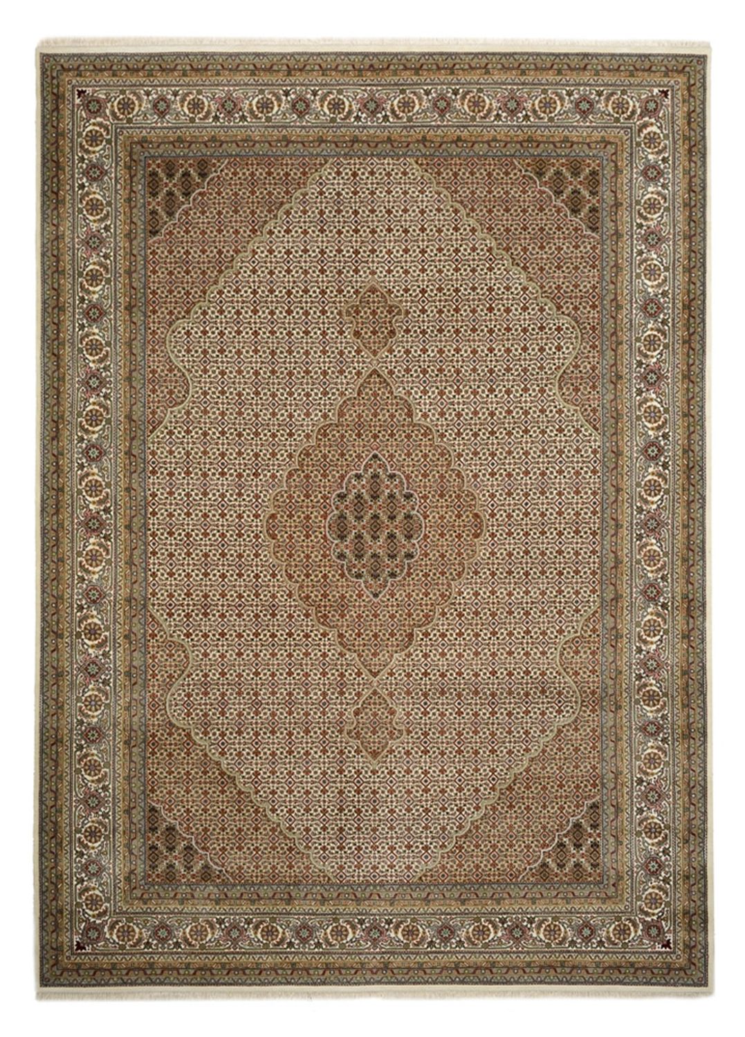 Orientteppich - Täbriz - 352 x 250 cm - dunkelbeige