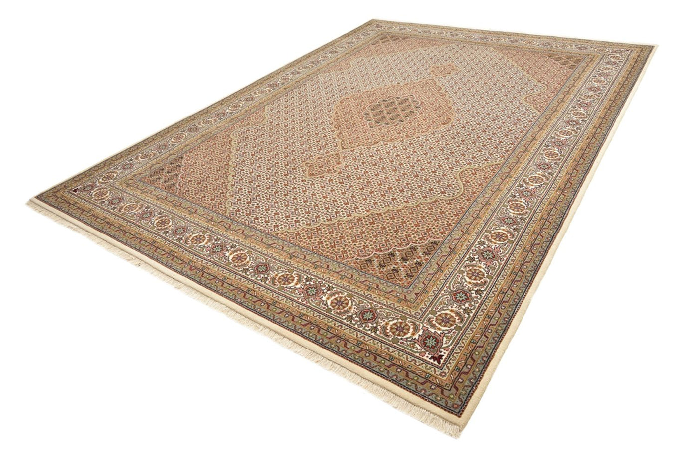 Indo Täbriz Teppich 352x250cm - Orientteppich