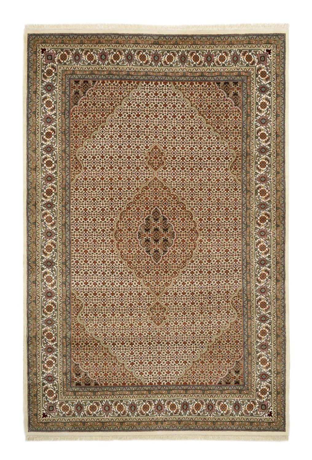 Orientteppich - Täbriz - 300 x 197 cm - dunkelbeige