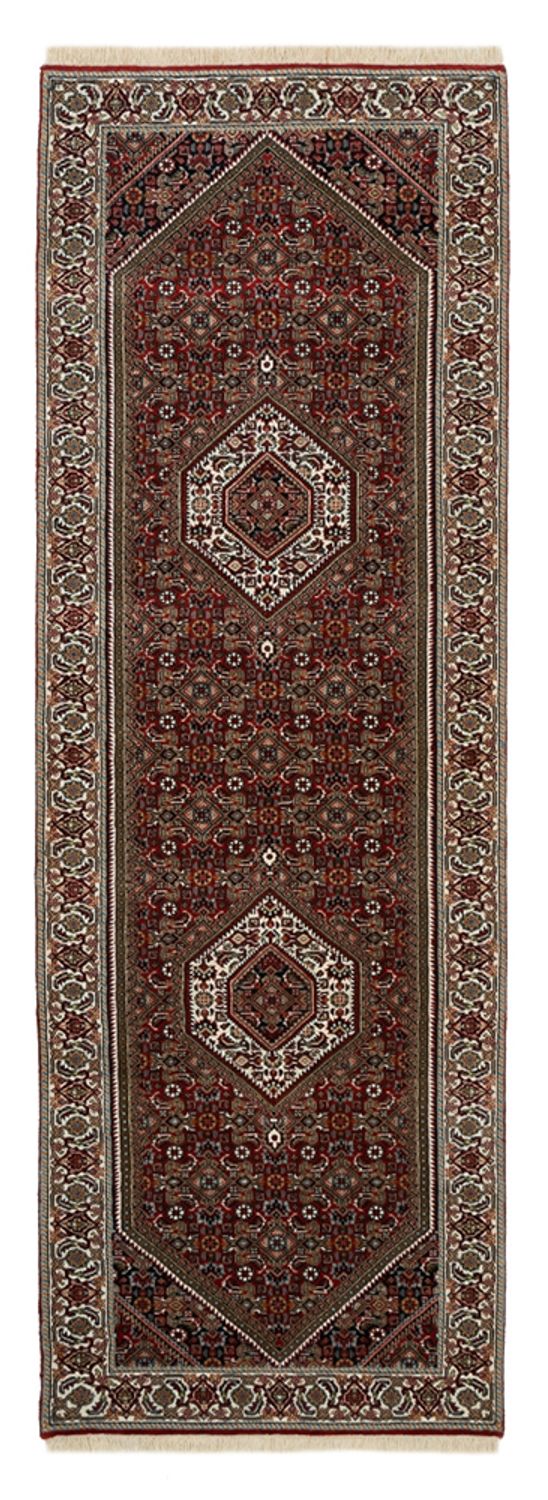 Läufer Perser - Bidjar - 246 x 79 cm - bordeauxrot