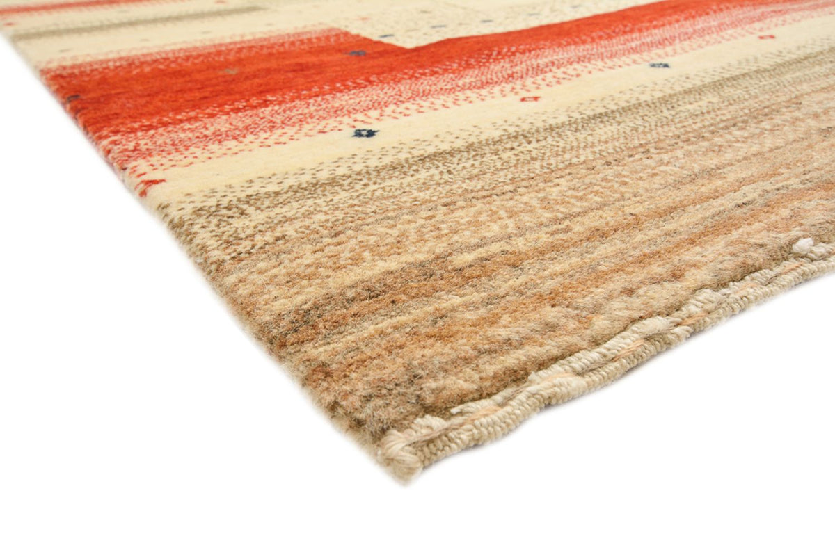 Gabbeh Teppich - Loribaft Indus - 248 x 195 cm - hellbeige