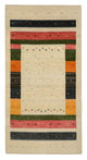 Läufer Gabbeh - Loribaft Indus - 195 x 101 cm - hellbeige