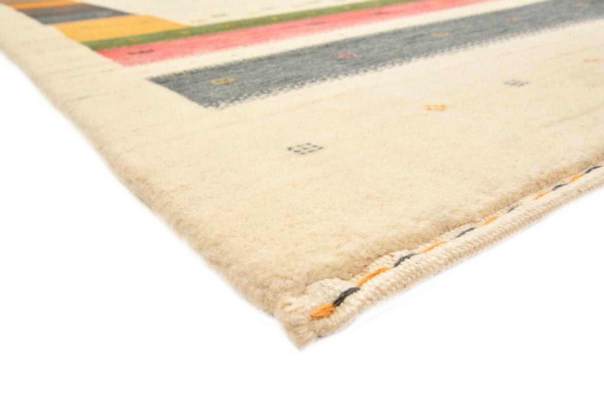 Läufer Gabbeh - Loribaft Indus - 195 x 101 cm - hellbeige