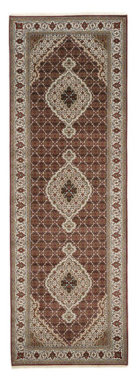 Tappeto corsia Tappeto orientale - Tabriz - 362 x 122 cm - beige chiaro