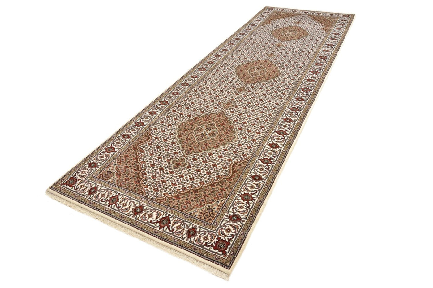 Indo Täbriz Teppich 372x121cm - Orientteppich