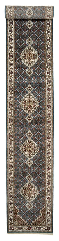 Tappeto corsia Tappeto orientale - Tabriz - 615 x 79 cm - blu scuro
