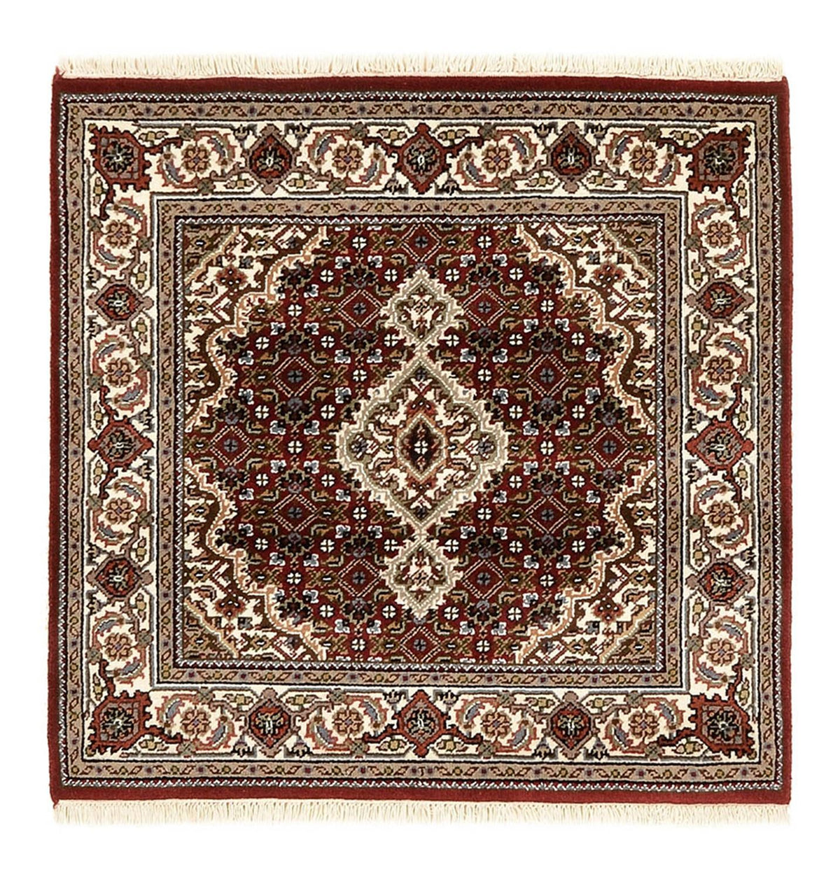 Orientteppich - Täbriz - 94 x 89 cm - creme