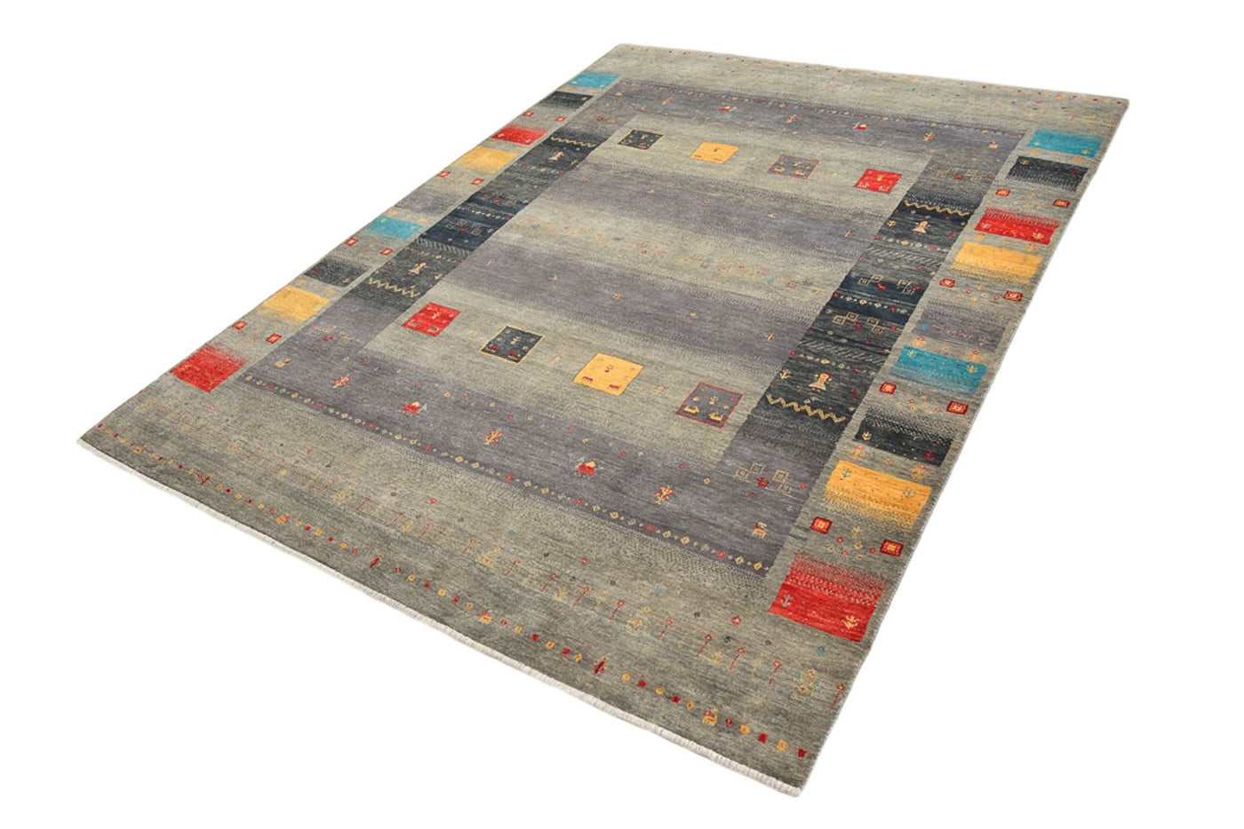 Tapis Loribaft indien Tapis 241x175cm - Tapis en laine