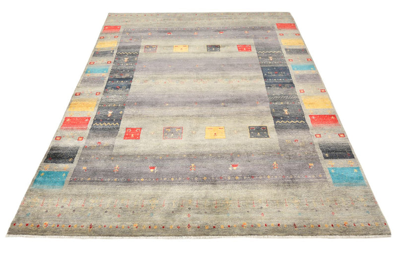 Gabbeh Teppich - Loribaft Indus - 241 x 175 cm - sand