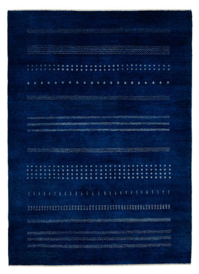 Tapis Gabbeh - Loribaft Indus - 237 x 172 cm - bleu foncé