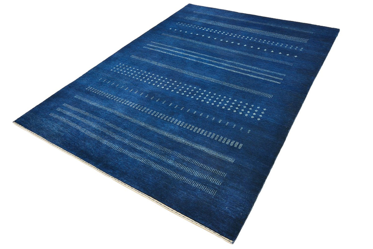 Gabbeh Teppich - Loribaft Indus - 237 x 172 cm - dunkelblau