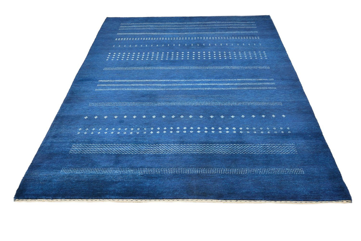 Gabbeh Teppich - Loribaft Indus - 237 x 172 cm - dunkelblau