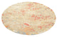 Designer Teppich rund  - 204 x 202 cm - sand