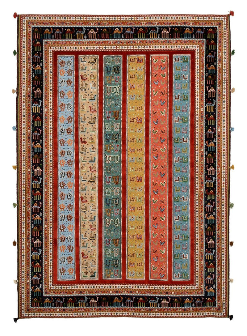 Orientteppich - 245 x 176 cm - mehrfarbig