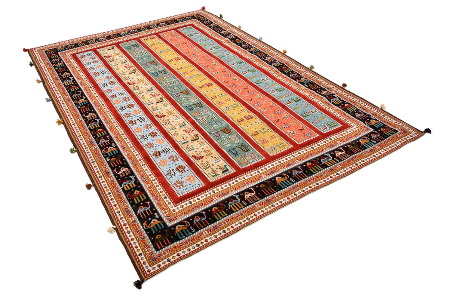 Orientteppich - 245 x 176 cm - mehrfarbig