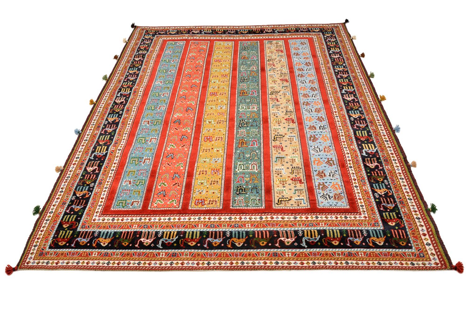 Orientteppich - 245 x 176 cm - mehrfarbig