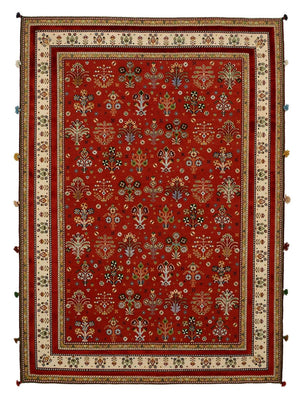 Orientteppich - 245 x 176 cm - rot