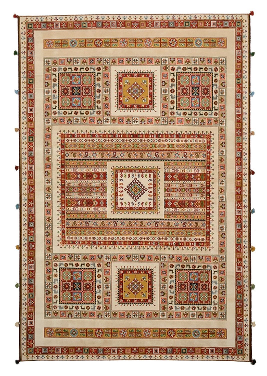 Orientteppich - 296 x 199 cm - hellbeige