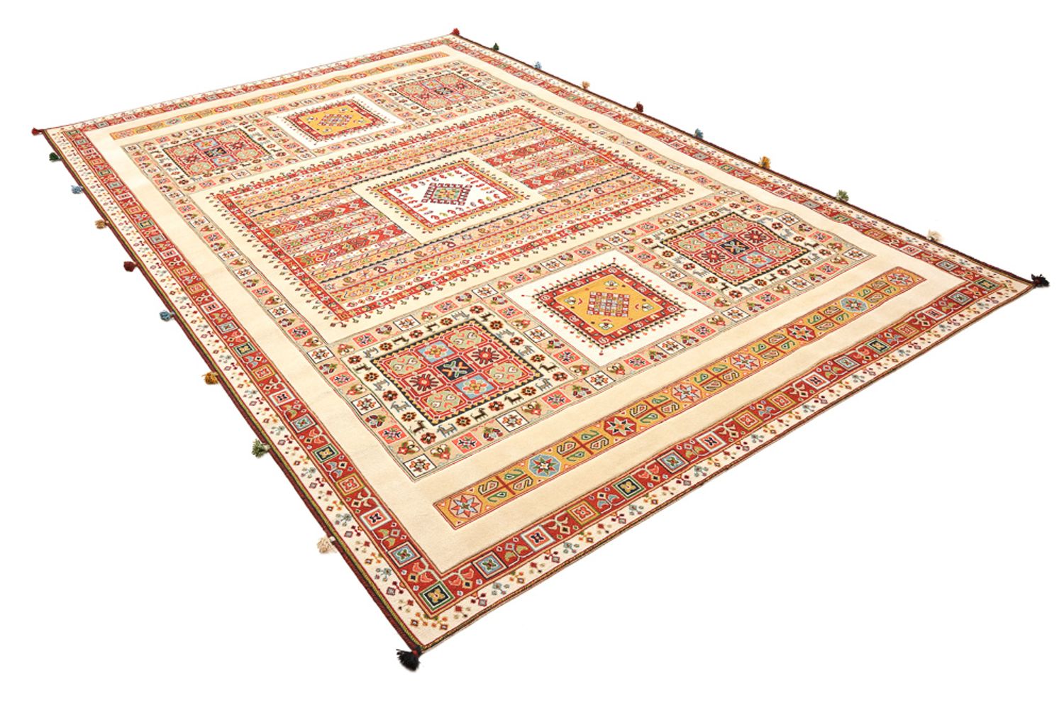 Orientteppich - 296 x 199 cm - hellbeige
