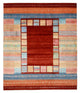 Gabbeh Teppich - Loribaft Indus - 302 x 253 cm - rot