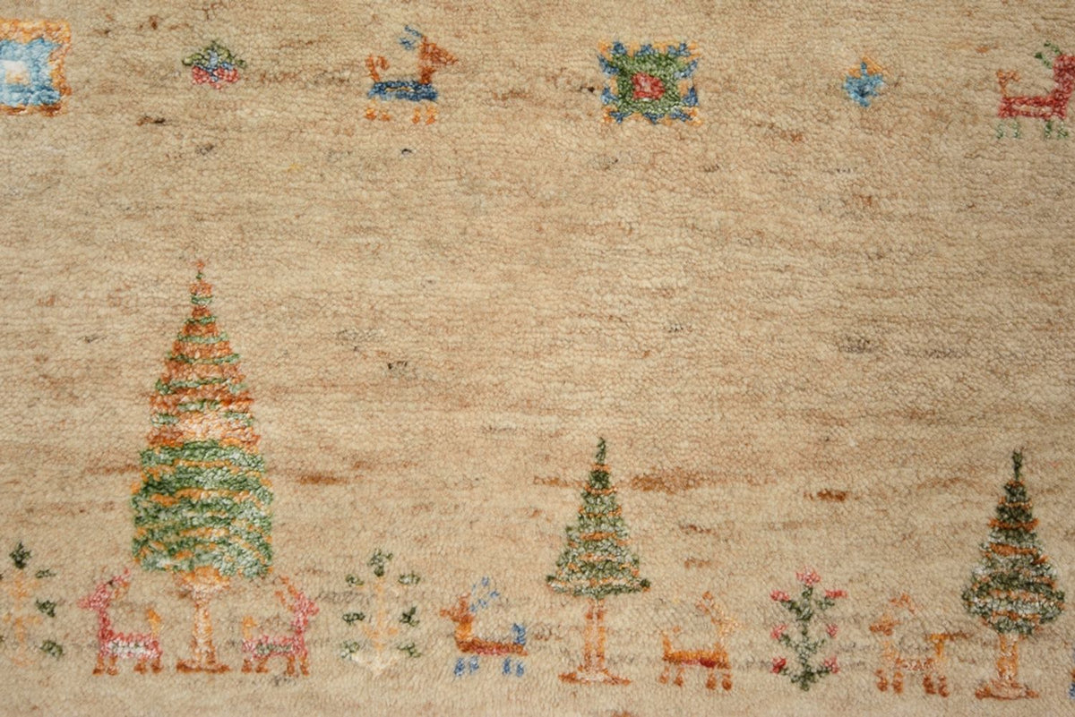 Gabbeh Teppich - Loribaft Indus - 302 x 205 cm - mehrfarbig