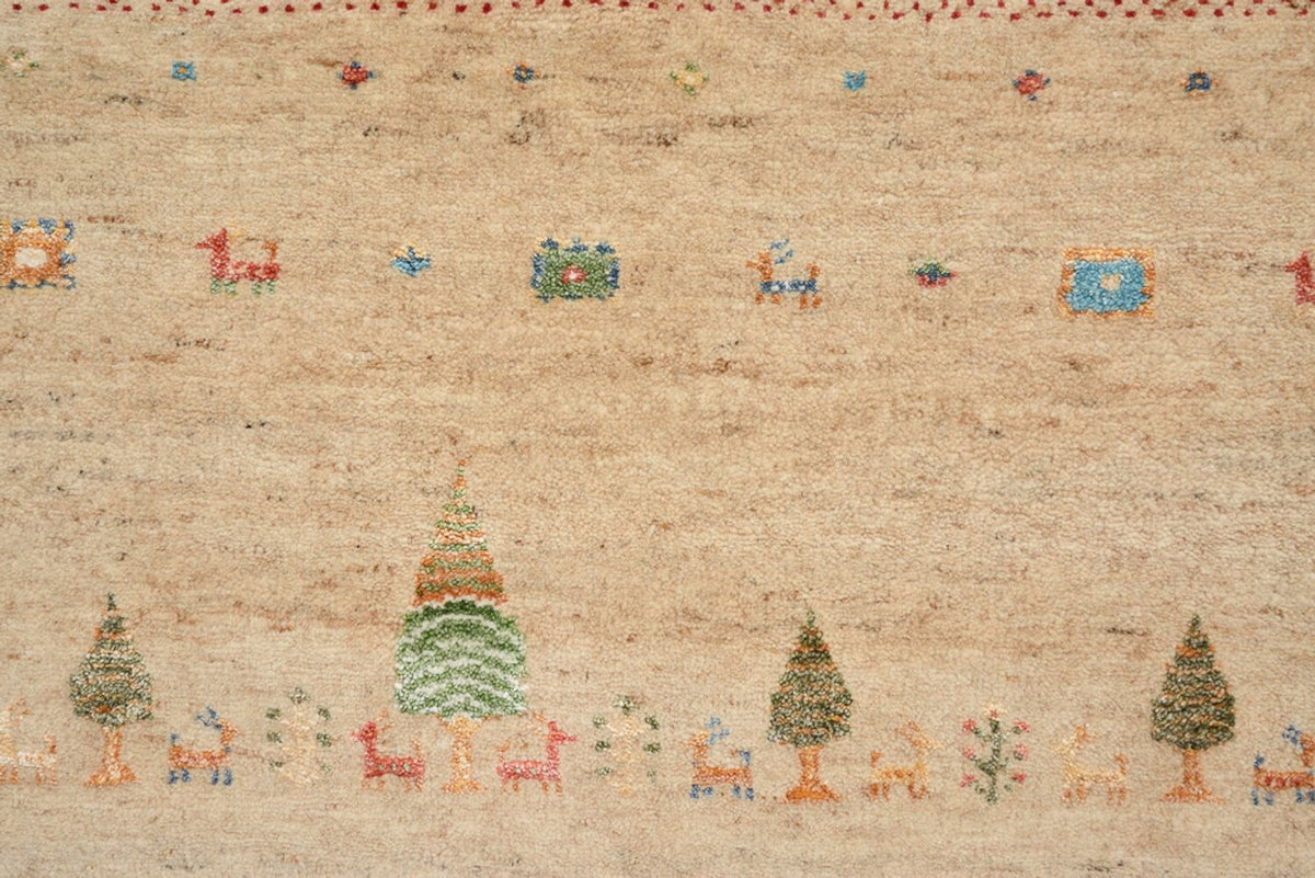 Gabbeh Teppich - Loribaft Indus - 300 x 206 cm - mehrfarbig