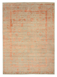 Tapis design - 342 x 248 cm - rouille