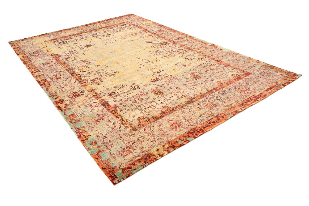 Designer Teppich - 340 x 248 cm - terrakotta