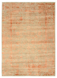 Tapis design - 236 x 173 cm - rouille
