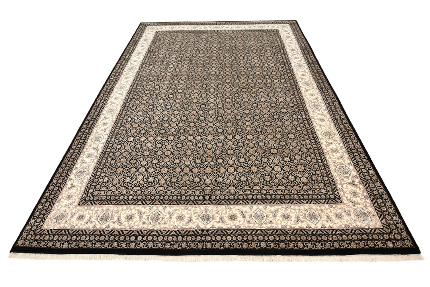 Orientteppich - Bidjar - Indus - 295 x 206 cm - dunkelbeige