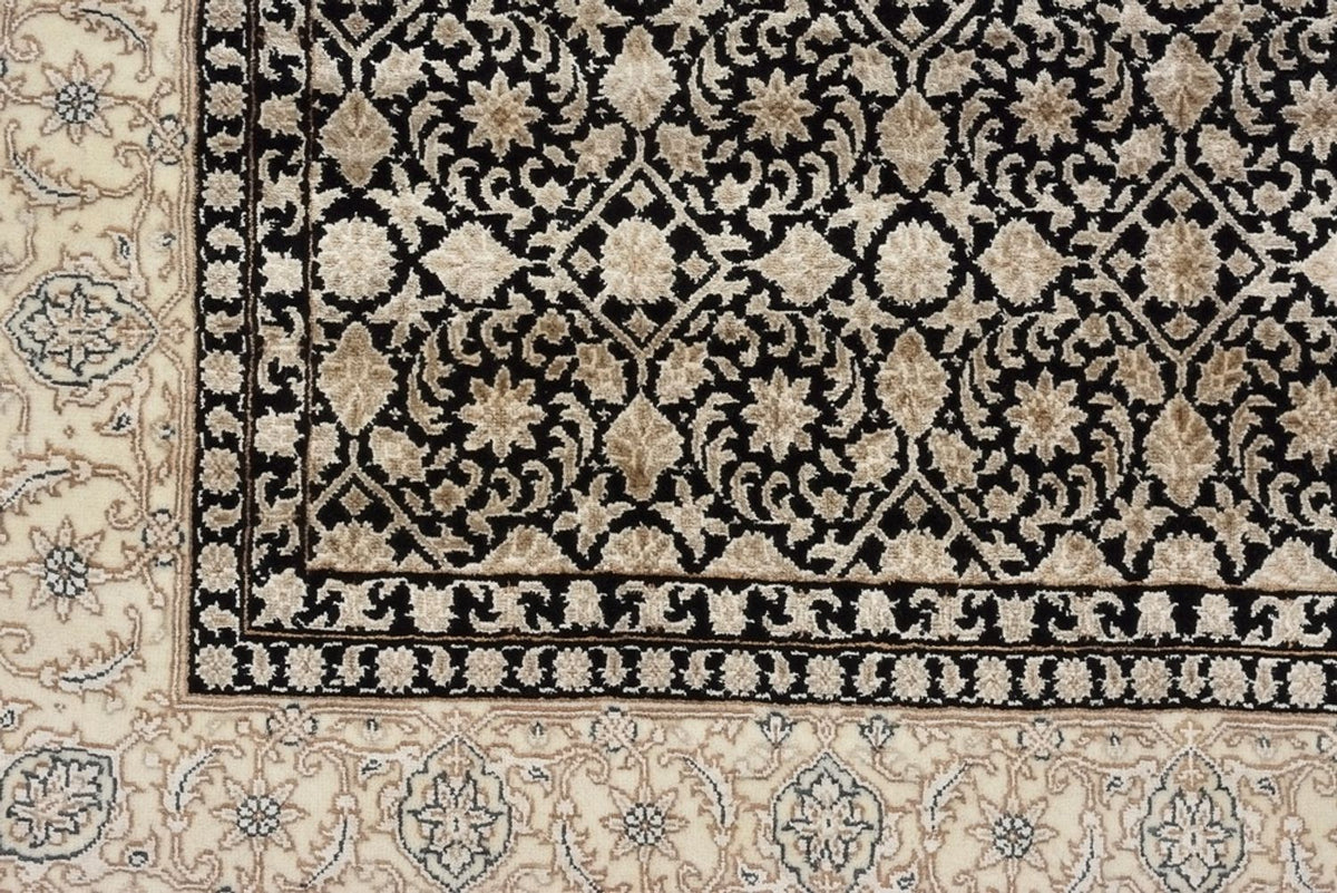 Orientteppich - Bidjar - Indus - 209 x 139 cm - dunkelbeige